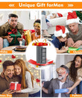 Collage of happy men receiving the 25-In-1 Mini Precision Screwdriver Set For Electronics And Gadgets as a gift on special occasions.