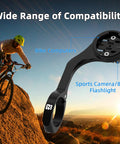 Out Front Bike GPS Computer Mount For 25.6mm And 31.8mm Handlebars Aluminum Aero Bar Bracket in mountain biking setting