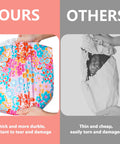 100 Pack 10X13 Inch Poly Mailers Waterproof And Tear Resistant Envelopes For Clothes And Gifts With Floral Design comparison image