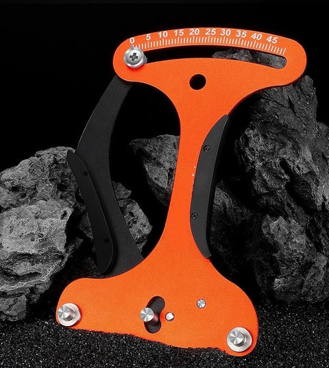 Bike Spoke Tension Meter And Spoke Wrench Kit For Road And Mountain Bikes, Aluminum Alloy Wheel Tool For Precise Spoke Tension, Orange