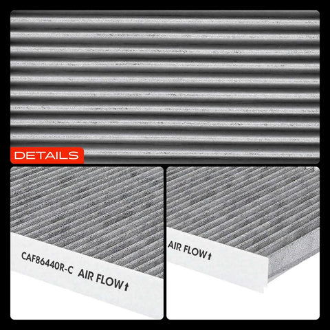 Cabin Air Filter With Activated Carbon For VW Jetta 1993 To 2005 Passat 2001 To 2005 Golf 1993 To 2006 Beetle 1998 To 2010