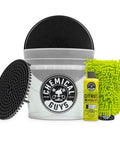 Ultimate Car Wash Bucket Kit With Dirt Trap Insert, Microfiber Mitt, Soap, And Lid for scratch-free, swirl-free washing.