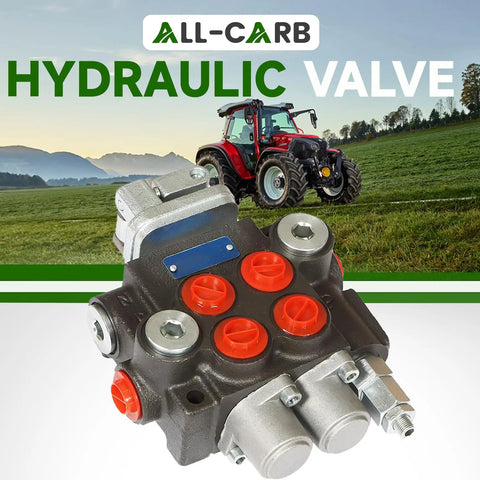 Heavy Duty Hydraulic Directional Control Valve Workhorse With Double Acting Spring Return Adjustable Relief 3600 PSI 11 GPM BSPP