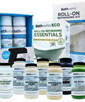 Quick Dry Roll On Refinishing Kit 22 Fl Oz High Gloss White Complete DIY System With Tools And Non Slip Additive assorted bottles view