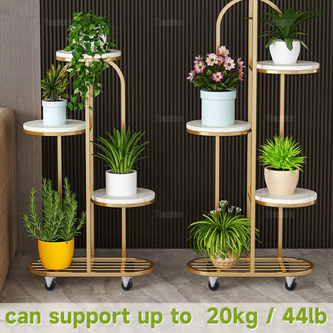 Heavy Duty 1.5 Inch Rubber Caster Wheels 4 Pack Fixed Rigid Non Swivel Casters For Furniture Rolls Like Butter Black displayed with plant stand.