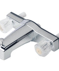 Two Handle Tub Shower Diverter For Mobile Homes 8 Inch Non Metallic Plastic Valve Chrome Finish Easy No Fuss Install