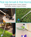 Suction Cup Grabber Reacher 32 Inch Long Reach Tool For Easy One Handed Pickup lifting items from floor, grass, and shelf