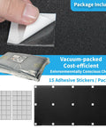 Package contents of High Density Wedge Acoustic Foam Panels 4 Pack 48 Inch By 24 Inch By 2 Inch For Walls And Ceilings.