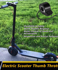 Electric Scooter Thumb Throttle Plug And Play With A 3 Wire Female Connector For Gotrax GXL V2 Apex models outdoors.