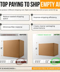 Pro All In One Box Resizer Tool With Adjustable Depth Guide Cardboard Cutter And Scoring Wheel For Quick Ship Ready Box Prep Packaging And Online Seller Needs, oversized vs compact box shipping cost comparison