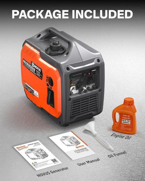 2300W Inverter Generator For Camping And RVs Portable Beast Power With accessories included in the package