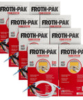Pro Level Closed Cell Spray Foam Insulation Kit With 15 Ft Hose And Four Heavy Duty Cans for air sealing and heat blocking.