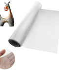 Aluminum Wire Mesh Roll for Arts and Crafts, Sculpting Mesh 15.7 Inch by 16.4 Feet, with sculpture example and mesh detail.