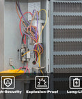 Beefy 45 MFD Run Start Capacitor For AC Units Fans And Pool Pumps 370 440 450 VAC CBB65 Round Canister Replacement in use