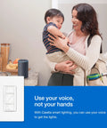 Three Way Smart Dimmer Light Switch Kit With Pico Remote Bracket No Neutral Needed Turns Your Existing Lights Into A Smart Dimmer System Works With Alexa Google Home Apple Home Ring White