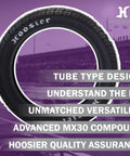130/80-19 FT30 Dirt Bike Front Tube Type Tire For Flat Track Racing Delivers Sick Traction Across Hard Pack And Loose Surfaces