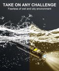 Endoscope Camera With Light Dual Lens 1080p HD Borescope IP67 Waterproof Snake Camera in wet and oily conditions