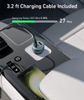 USB-C Car Charger 67W 3-Port Fast Charger For iPhone 17 16 15 14 Series Galaxy S25 24 23 MacBook iPad and more in car