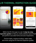 Edge Pro Wireless Bluetooth Thermal Imaging Camera For Smartphones, Works With iOS And Android app interface guide