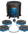 Gravity-Fed Self-Watering System 4-Pack With 13 Gallon Reservoir For Indoor Plants Grow Tents And Greenhouses Auto Watering Base