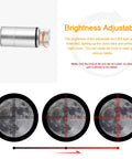 12.5mm Illuminated Reticle Plossl Eyepiece With Adjustable Image And Reticle Focus shown with moon view illustrations