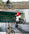 Adult Electric Bike With 1200W Peak Motor And 960Wh Dual Battery, 26 Inch Lightweight Carbon Fiber Step Through Frame in urban setting