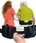 Seven Handle Gait Belt for Seniors Easy Quick Release Transfer Belt With Seven Handles for Stable Caregiver Friendly Assistance