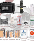 Trauma First Aid Kit With Tourniquet And Israeli Bandage 34 Piece Tactical Emergency Gear for Car Camping Hiking Travel