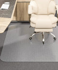 Clear Office Chair Mat For Carpeted Floors 36 By 48 Inches 0.09 Inch Thick With Non Slip Studded Bottom under office chair