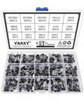 450 Piece TO 92 Transistor Kit With 15 Dope Values Including 2N3904 2N3906 2N5401 2N5551 S8550 S8050 A1015 C1815 A733 C945 S9012 S9013 S9014 S9015 S9018 For DIY Electronics Projects And Pro Builds in a storage box.