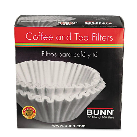 8 To 12 Cup Coffee Filter Pack 100 White Filters Fit Most 8 To 12 Cup Brewers Stay In Place Design No Mess Chlorine Free Paper