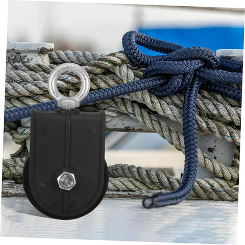 Beefy Heavy Duty Lifting Pulley Wheel Roller for Fitness Gear Silent Rotating Cable Pulley With Easy Install and High Weight Capacity for DIY Home Gym Systems on rope