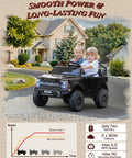 Two children riding in 24V Ride On Toy For Big Kids Licensed Ford F150 Raptor Two Seater with Remote Control on driveway