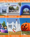 Dual Mode 1300W 1600W Commercial Air Blower for bounce houses, water slides, paint booth, inflatable arch, tunnel, and decor.