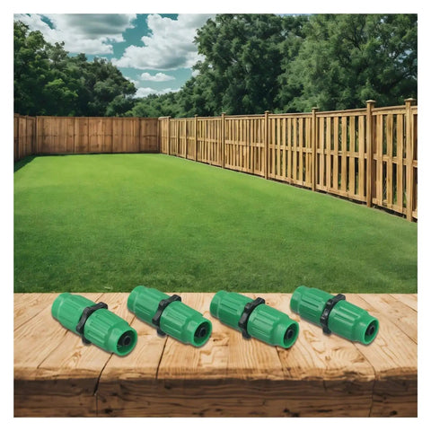 Fix Leaks Fast With This Expandable Garden Hose Repair Kit Featuring Green Plastic Multi-Function Fittings And A Variety of Connector Pieces To Get Your Yard Upgraded And Ready For Any Outdoor Project Today. Green plastic hose connectors