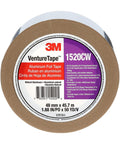 Venture Tape Aluminum Foil Tape 1520CW Silver 48 Mm By 45.7 M 3.2 Mil Cold Weather Adhesive roll front view