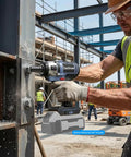 No Sweat Brushless Cordless Impact Wrench With Versatile Half Inch Dual Drive And One Quarter Hex Chuck Yielding 500Nm used on construction site.