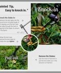 Instructions on using Six Pack 11 Inch Stainless Steel Tent Stakes For Camping Gear Heavy Duty Ground Anchors