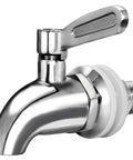 Stainless Steel Beverage Dispenser Replacement Spigot Easy Install Faucet For Tea Water Juice And Wine Fits Wall Openings Up To 16mm Thick Durable Leak Proof Tap For Your Everyday Beverages, stainless steel spigot with threaded mount