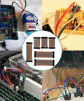 240 Piece Multicolor Dupont Wire Jumper Kit For Breadboard DIY Projects With 40Pin Male To Male, Male To Female, And Female To Female Connectors In 10cm And 20cm Lengths used in various prototyping scenarios