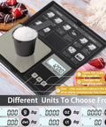 Pocket Digital Gram Scale 200g Capacity With 0.01g Precision Milligram Scale with sugar on display