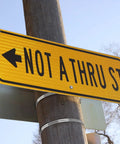 2 Pack Sign Mounting Brackets For Large Poles Adjustable Street Sign Hardware secured on wooden pole with traffic sign