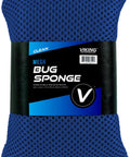 Front view of Mesh Bug Scrub Sponge For Cars 4x6 Inch, Tar And Bug Remover, Microfiber Mesh With Foam Core, Safe On Glass And Paint.