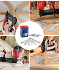 Premium 18 Gauge Brad Nails In 2 Inch One Quarter And Three Quarters Lengths Rock Solid Zinc Plated Steel used in woodworking projects.