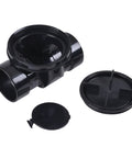 4 Inch ABS Backwater Valve For Basements And Low Areas Protects Against Sewer Backflow With Elastomeric Seal Quick Action Flapper