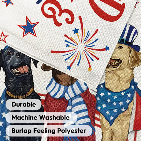 Patriotic 4th Of July Garden Flag 12x18 Inch Double Sided Yard Outdoor Decoration Weather Resistant Durable Polyester Fabric With Stars And Stripes All American For Memorial Day And Independence Day