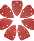 Detail Sander Sandpaper Set 140x100mm 180 To 1000 Grits With Hook And Loop Backing 5 Hole Design For Palm Sanders 70 Sheets