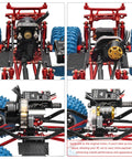 Upgrade 30A Brushless ESC And 1621 3500KV Brushless Motor With Transmission Combo Kit installed on SCX24 RC Crawler