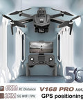 8K Camera Drone With Intelligent Obstacle Avoidance, Optical Flow Positioning, Precise Hovering displayed in futuristic setting.