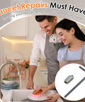 Heavy Duty Set Screw Kit For Quick Faucet Handle Fixes Top Shelf Moen 155023 Replacement Parts in kitchen with tools.